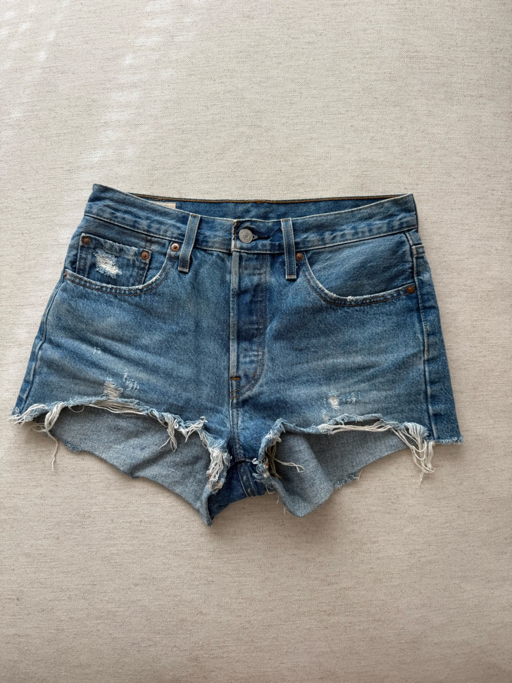 Levi’s high rise 501 shorts